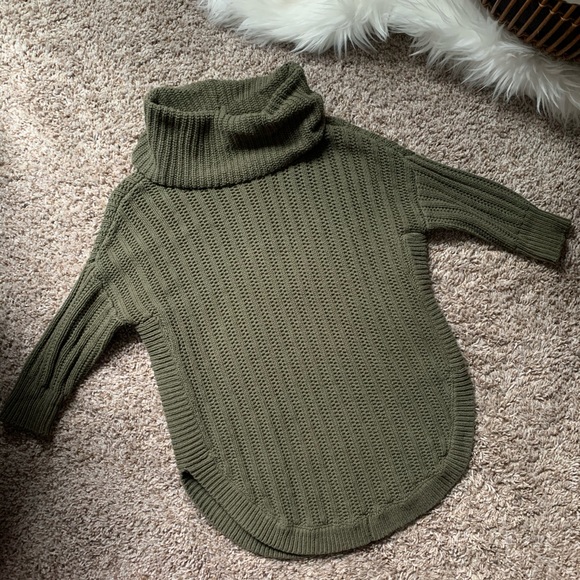 Express Sweaters - Express Olive Turtleneck, Used